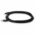 AddOn 2m USB A 2.0 Male to USB C 2.0 Male Black Extension Cable