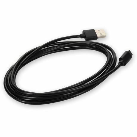 AddOn 2m USB A 2.0 Male to USB C 2.0 Male Black Extension Cable