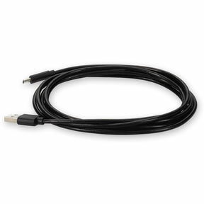 AddOn 50cm USB A 2.0 Male to USB C 2.0 Male Black Cable
