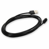 AddOn 50cm USB A 2.0 Male to USB C 2.0 Male Black Cable