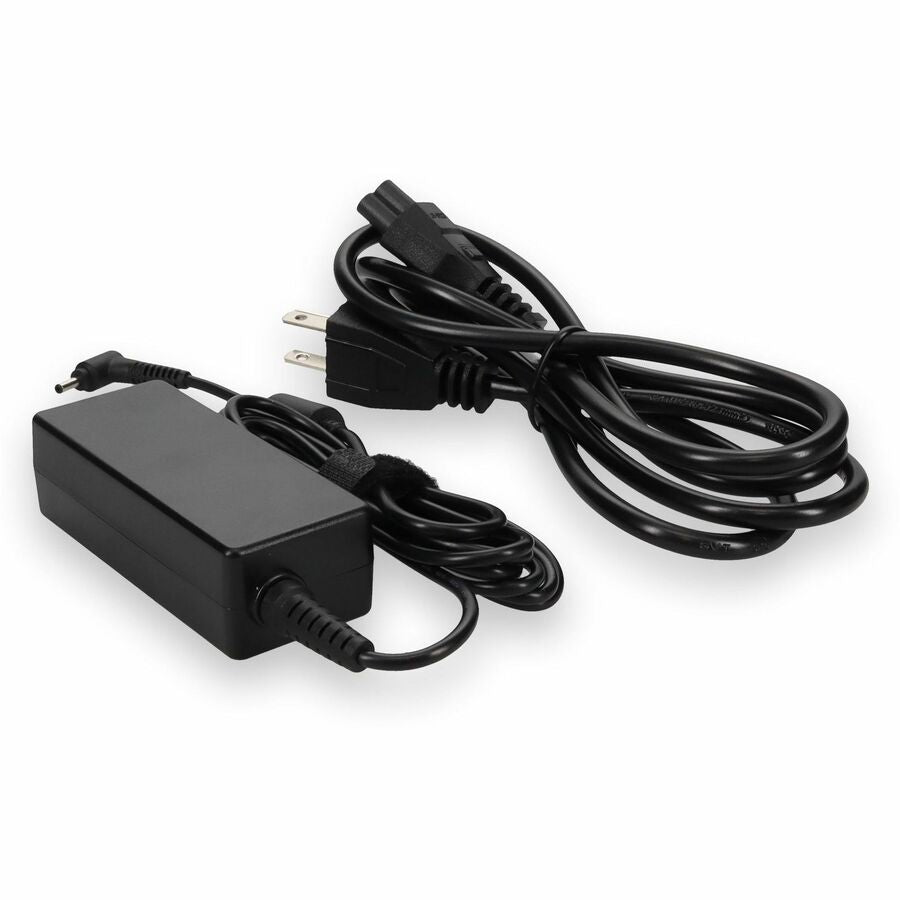AddOn 6ft Acer PA-1450-26 Compatible 45W 19V at 2.37A Black 3.0 mm x 1.0 mm Laptop Power Adapter and Cable