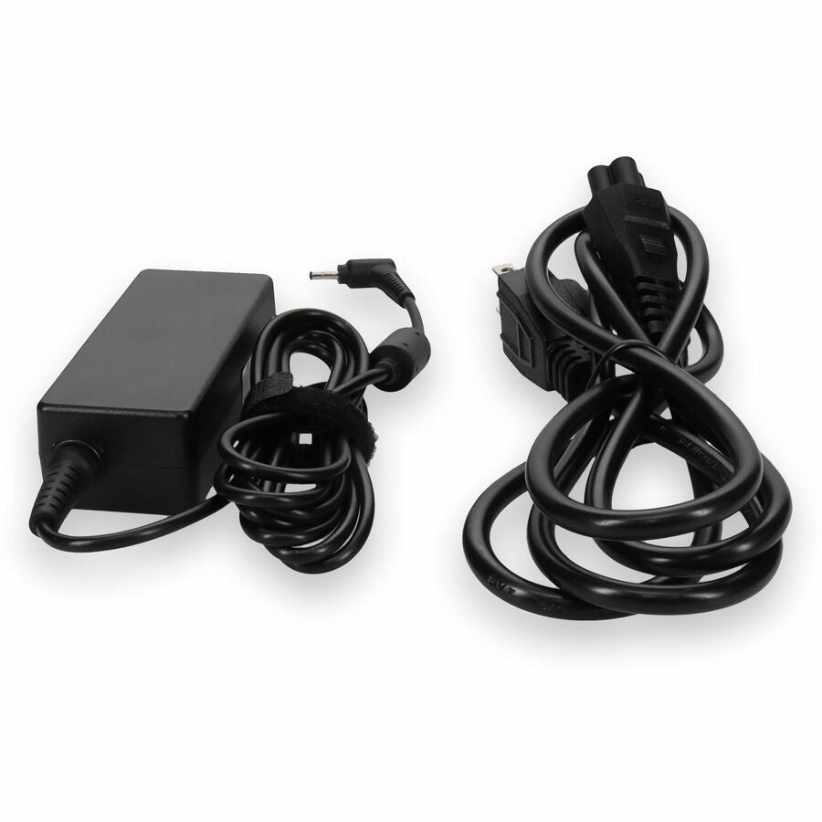 AddOn 6ft Acer PA-1450-26 Compatible 45W 19V at 2.37A Black 3.0 mm x 1.0 mm Laptop Power Adapter and Cable