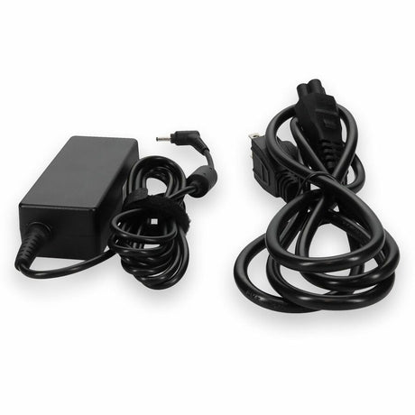 AddOn 6ft Acer PA-1450-26 Compatible 45W 19V at 2.37A Black 3.0 mm x 1.0 mm Laptop Power Adapter and Cable