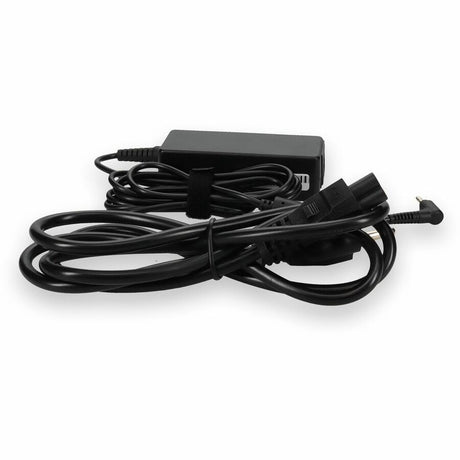 AddOn 6ft Acer PA-1450-26 Compatible 45W 19V at 2.37A Black 3.0 mm x 1.0 mm Laptop Power Adapter and Cable