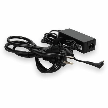 AddOn 6ft Acer PA-1450-26 Compatible 45W 19V at 2.37A Black 3.0 mm x 1.0 mm Laptop Power Adapter and Cable