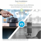 StarTech.com Desk Mount Monitor Arm with 2x USB 3.0 ports, Slim Single Monitor VESA Mount up to 34" (17.6lb/8kg) Display, C-Clamp/Grommet