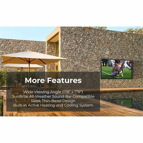 SunBriteTV Full Sun Pro 2 SB-P2-55-4K 55" LED-LCD TV - 4K UHDTV - High Dynamic Range (HDR) - Black