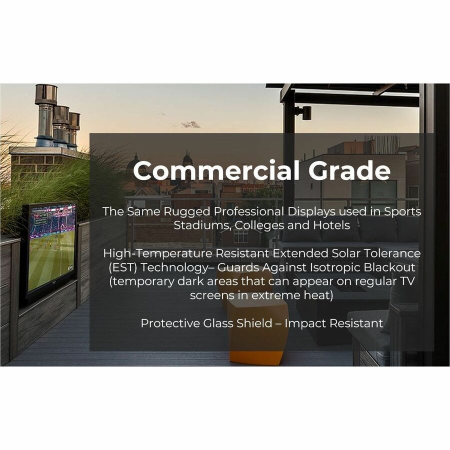 SunBriteTV Full Sun Pro 2 SB-P2-55-4K 55" LED-LCD TV - 4K UHDTV - High Dynamic Range (HDR) - Black