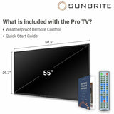 SunBriteTV Full Sun Pro 2 SB-P2-55-4K 55" LED-LCD TV - 4K UHDTV - High Dynamic Range (HDR) - Black