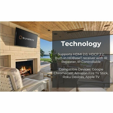 SunBriteTV Full Sun Pro 2 SB-P2-55-4K 55" LED-LCD TV - 4K UHDTV - High Dynamic Range (HDR) - Black