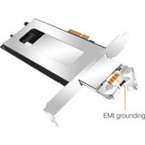 Icy Dock ToughArmor MB840M2P-B Drive Bay Adapter M.2, PCI Express NVMe - PCI Express 3.0 x4 Host Interface - Black, Silver