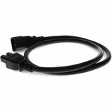 AddOn 8ft C14 Male to C15 Female 14AWG 100-250V at 15A Black Power Cable