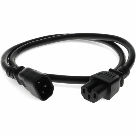 AddOn 8ft C14 Male to C15 Female 14AWG 100-250V at 15A Black Power Cable