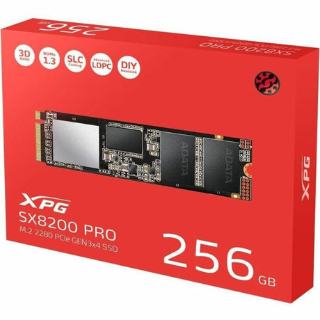 Adata ASX8100NP-256GT-C 256 GB Solid State Drive - 2.5" Internal - PCI Express NVMe (PCI Express NVMe 3.0 x4)