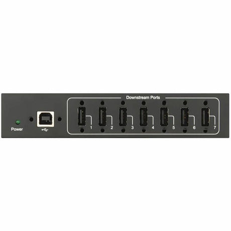 Eaton Tripp Lite Series 7-Port Industrial-Grade USB 2.0 Hub - 15 kV ESD Immunity, Metal Housing, Wall/DIN Mountable