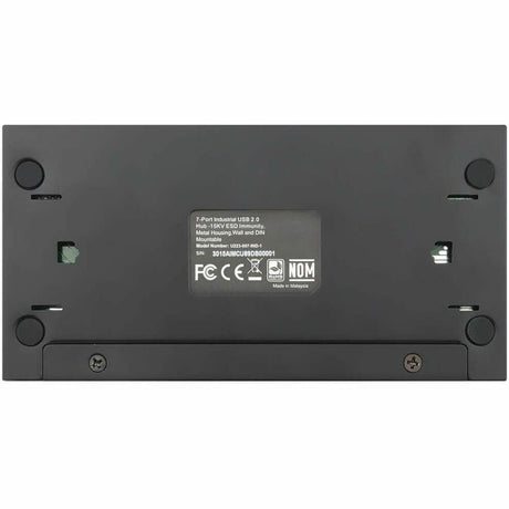 Eaton Tripp Lite Series 7-Port Industrial-Grade USB 2.0 Hub - 15 kV ESD Immunity, Metal Housing, Wall/DIN Mountable