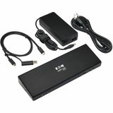Eaton Tripp Lite Series USB-C Dock, Dual Display - 5K 60 Hz DP, 4K 60 Hz HDMI, USB 3.x (5Gbps), USB-A/C Hub, GbE, 85W PD Charging