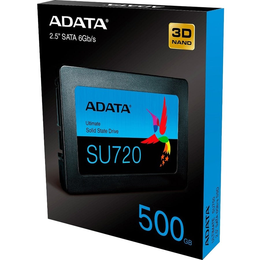 Adata Ultimate SU720 ASU720SS-500G-C 500 GB Solid State Drive - 2.5" Internal - SATA (SATA/600)
