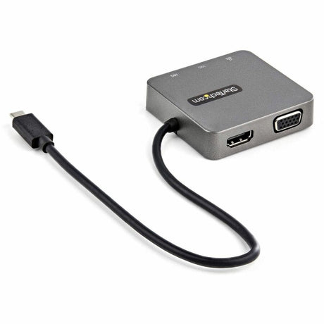 StarTech.com USB-C Multiport Adapter - USB 3.1 Gen 2 Type-C Mini Dock - USB-C to 4K HDMI or 1080p VGA - 10Gbps USB-A & USB-C, Ethernet