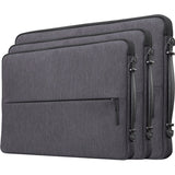 Lenovo Urban Carrying Case (Sleeve) for 13" Notebook, Power Bank, Mouse, Accessories - Charcoal Gray
