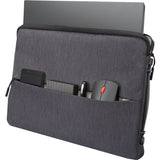 Lenovo Urban Carrying Case (Sleeve) for 13" Notebook, Power Bank, Mouse, Accessories - Charcoal Gray