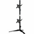 Amer Mounts Dual Monitor Stand Vertical Mount Max 32" Display