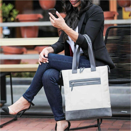 Targus Newport TBO00206GL Carrying Case (Tote) for 15" Notebook, Tablet, Accessories - Tan