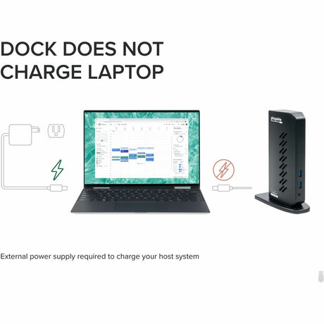Plugable USB 3.0 and USB-C Universal Laptop Docking Station for Windows and Mac