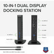 Plugable USB 3.0 and USB-C Universal Laptop Docking Station for Windows and Mac