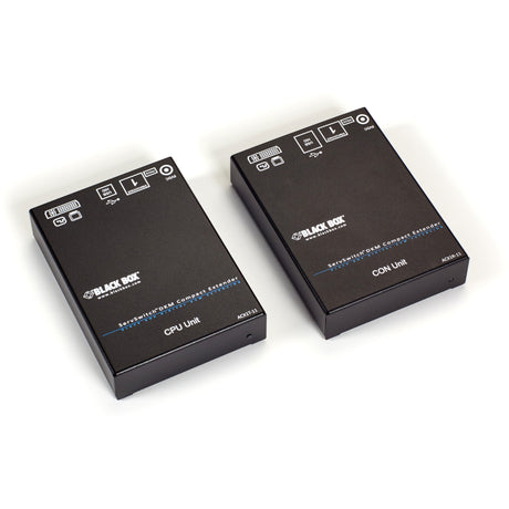 Black Box DKM Compact KVM Extender - DVI-D, USB HID, Single-Access, CATx