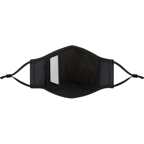Moshi OmniGuard&trade; Mask with 3 Replaceable Nanohedron Filters - Ocean Black (M) PM 0.075 Filtration, Anti-bacterial Treatment, Washable and Reusable, Includes Carry Pouch