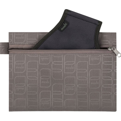 Moshi OmniGuard&trade; Mask with 3 Replaceable Nanohedron Filters - Ocean Black (L) PM 0.075 Filtration, Antibacterial Treatment, Washable and Reusable, Includes Carry Pouch