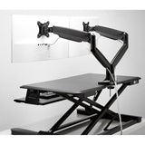 Kensington SmartFit Mounting Arm for Monitor, Flat Panel Display, Curved Screen Display - Black - Landscape/Portrait