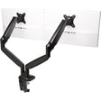 Kensington SmartFit Mounting Arm for Monitor, Flat Panel Display, Curved Screen Display - Black - Landscape/Portrait
