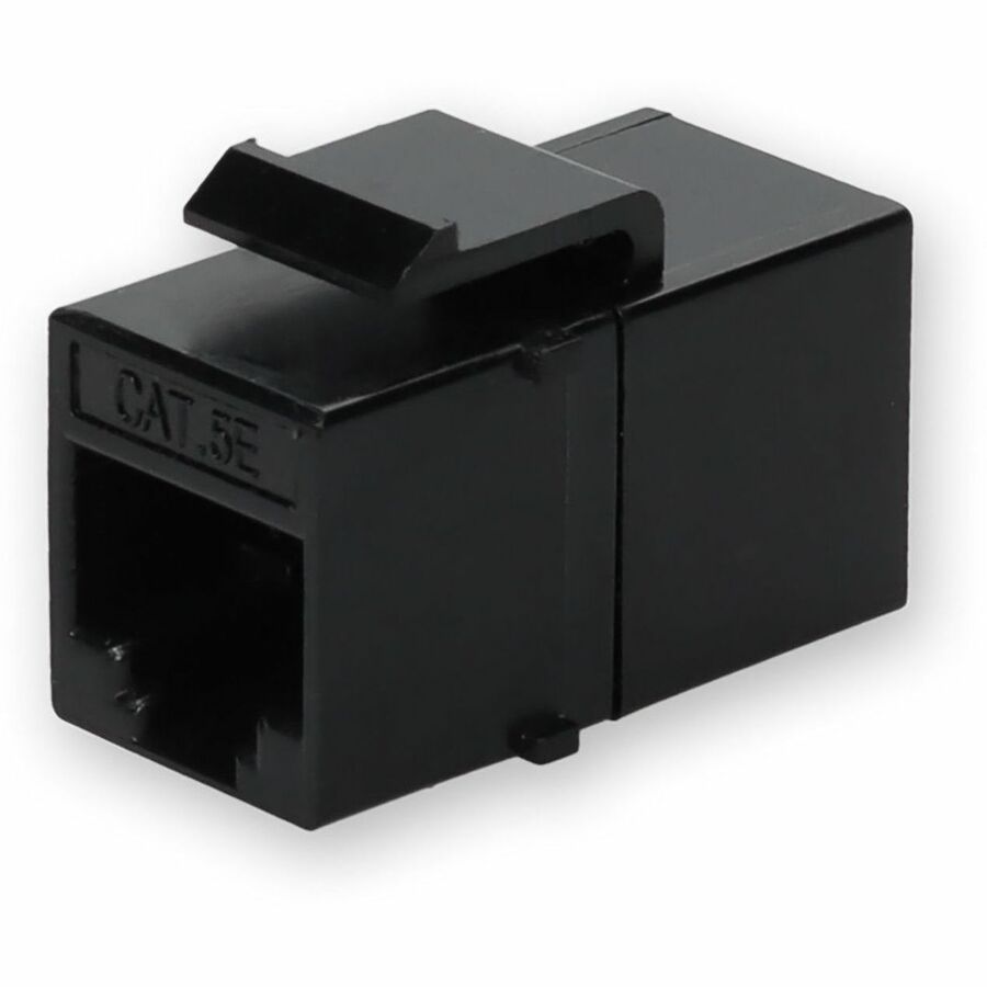 AddOn RJ-45 (Female) to RJ-45 (Female) Black Cat5e UTP Copper Connector