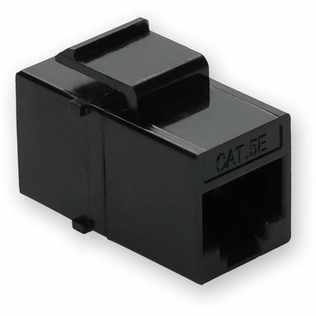 AddOn RJ-45 (Female) to RJ-45 (Female) Black Cat5e UTP Copper Connector