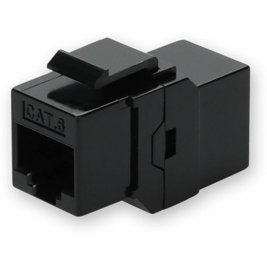 AddOn RJ-45 (Female) to RJ-45 (Female) Black Cat6 UTP Copper Connector