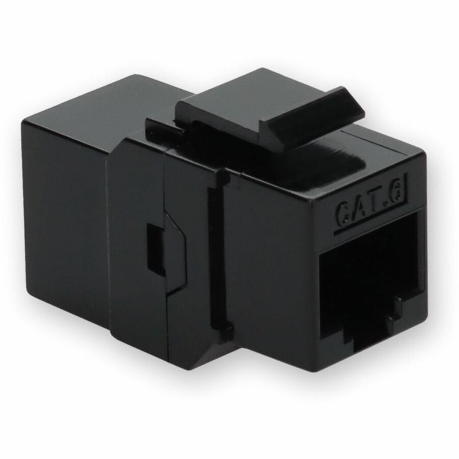 AddOn RJ-45 (Female) to RJ-45 (Female) Black Cat5e UTP Copper Connector