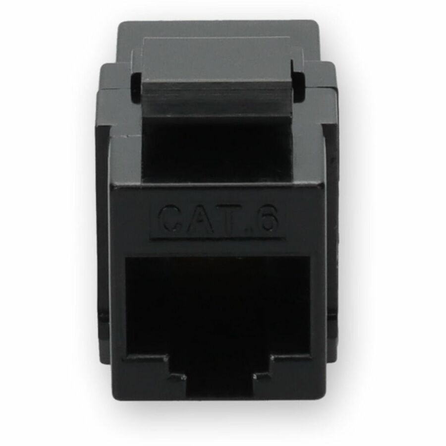 AddOn RJ-45 (Female) to RJ-45 (Female) Black Cat6 UTP Copper Connector