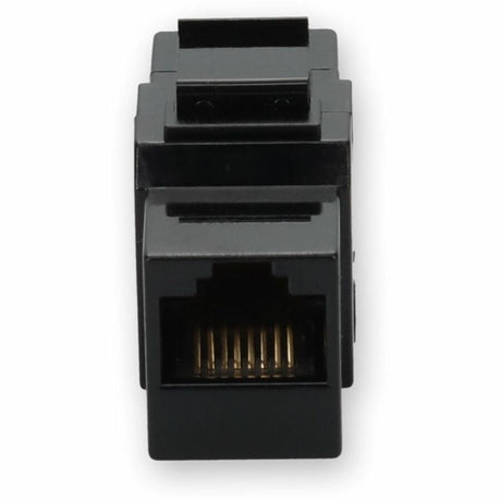 AddOn RJ-45 (Female) to RJ-45 (Female) Black Cat6 UTP Copper Connector