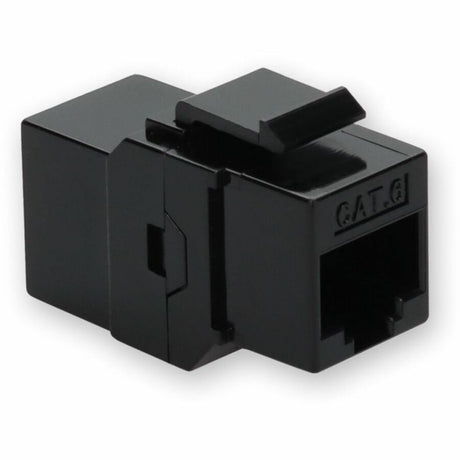 AddOn RJ-45 (Female) to RJ-45 (Female) Black Cat6 UTP Copper Connector