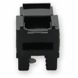 AddOn Non-Terminated to RJ-45 (Female) Black Cat5e UTP Copper Connector 90 Degree