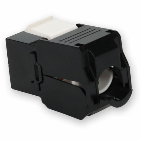 AddOn Non-Terminated to RJ-45 (Female) Black Cat6 UTP Copper Connector 180 Degree