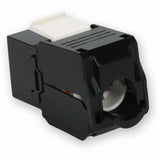 AddOn Non-Terminated to RJ-45 (Female) Black Cat6A UTP Copper Connector 180 Degree
