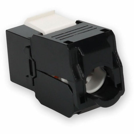 AddOn Non-Terminated to RJ-45 (Female) Black Cat6A UTP Copper Connector 180 Degree