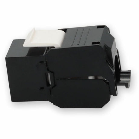 AddOn Non-Terminated to RJ-45 (Female) Black Cat6A UTP Copper Connector 180 Degree