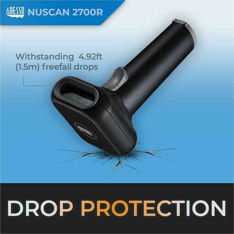 Adesso NuScan 2700R 2D Wireless Barcode Scanner with Charging Cradle