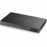ZYXEL GS2220-28HP 24-Port Gigabit L2+ Managed and Nebula Pro Cloud Managed Switch | 24 PoE+ Ports at 375W with 4 SFP Uplinks