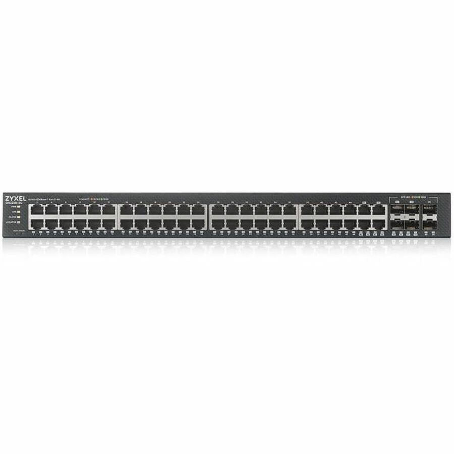 ZYXEL GS2220-50 48-Port Gigabit L2+ Managed and Nebula Pro Cloud Managed Switch with 2 SFP Uplinks
