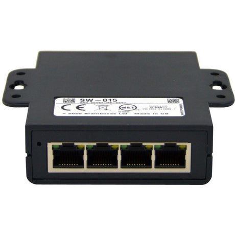 Brainboxes Compact 5 Port Gigabit Ethernet Switch DIN Rail Mountable